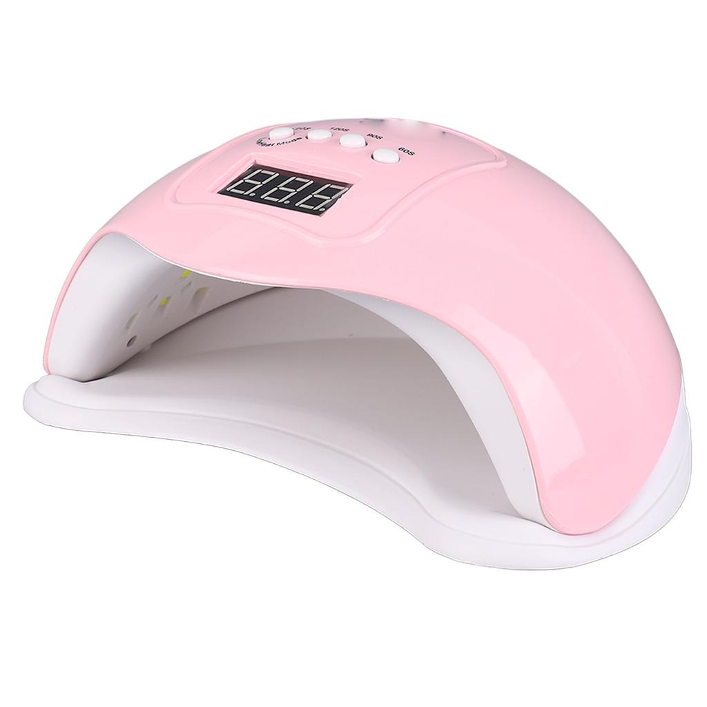 Digital Nail Dryer 24pcs Light Chips 48W Portable Multi Mode USB LED Manicure Lamp Pink