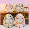 Plush Bunny Toy With Floral Dress For Kids Gift And Collectors