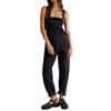 Modische Jeans-Latzhose für Damen Lockerer Schnitt Klassische Latzhose Lässige Jeans Dehnbarer Jeans-Overall Jumpsuit Verjüngende Jean-Hosen