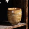 Japanese Coarse Pottery Teacup Single Large Pure Handmade Retro Master Cup Ceramic Coffee Cup in Ancient