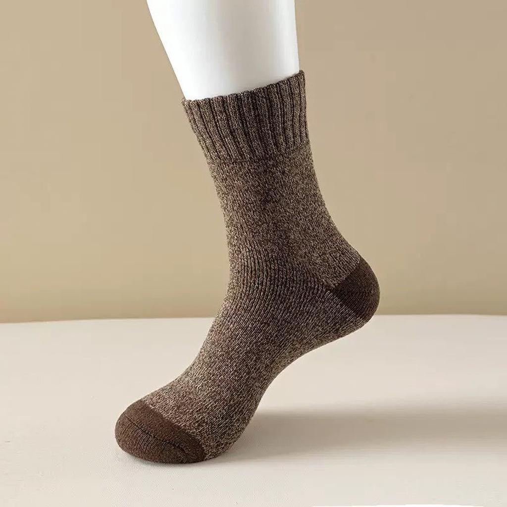Men's Winter Mid Calf Socks Thick Warm for Cold