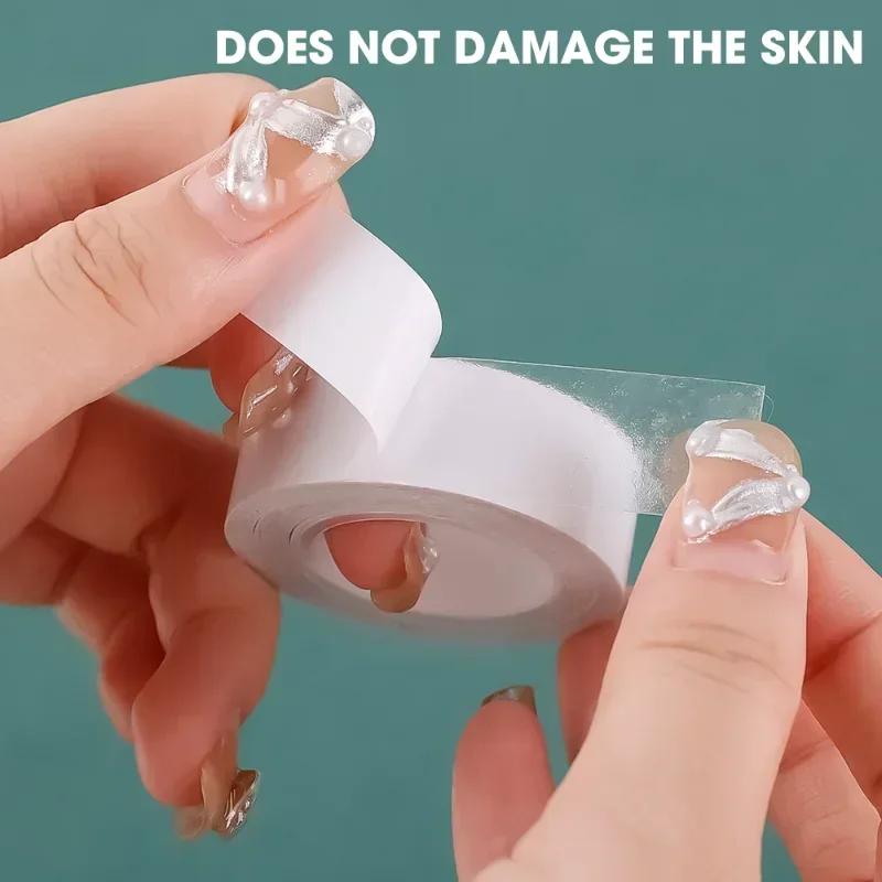 Double Sided Body Tape Self-Adhesive Bra Clothes Dress Shirt Secret Sticker Clear Lingerie Tape Anti-naked Invisible Chest Patch