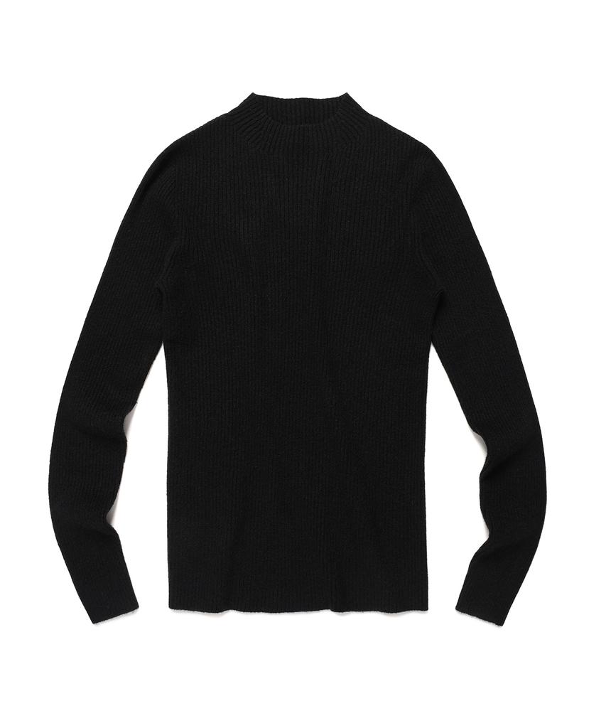 PLUNASTUDIO Ribbed Half Turtleneck Knit_4 Colors