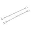 2 Pcs Hanging Chair Chain 660lbs Load Capacity Stainless Steel Hammock Chain with 4 Spring Snap Hook for Swing Punching Bag