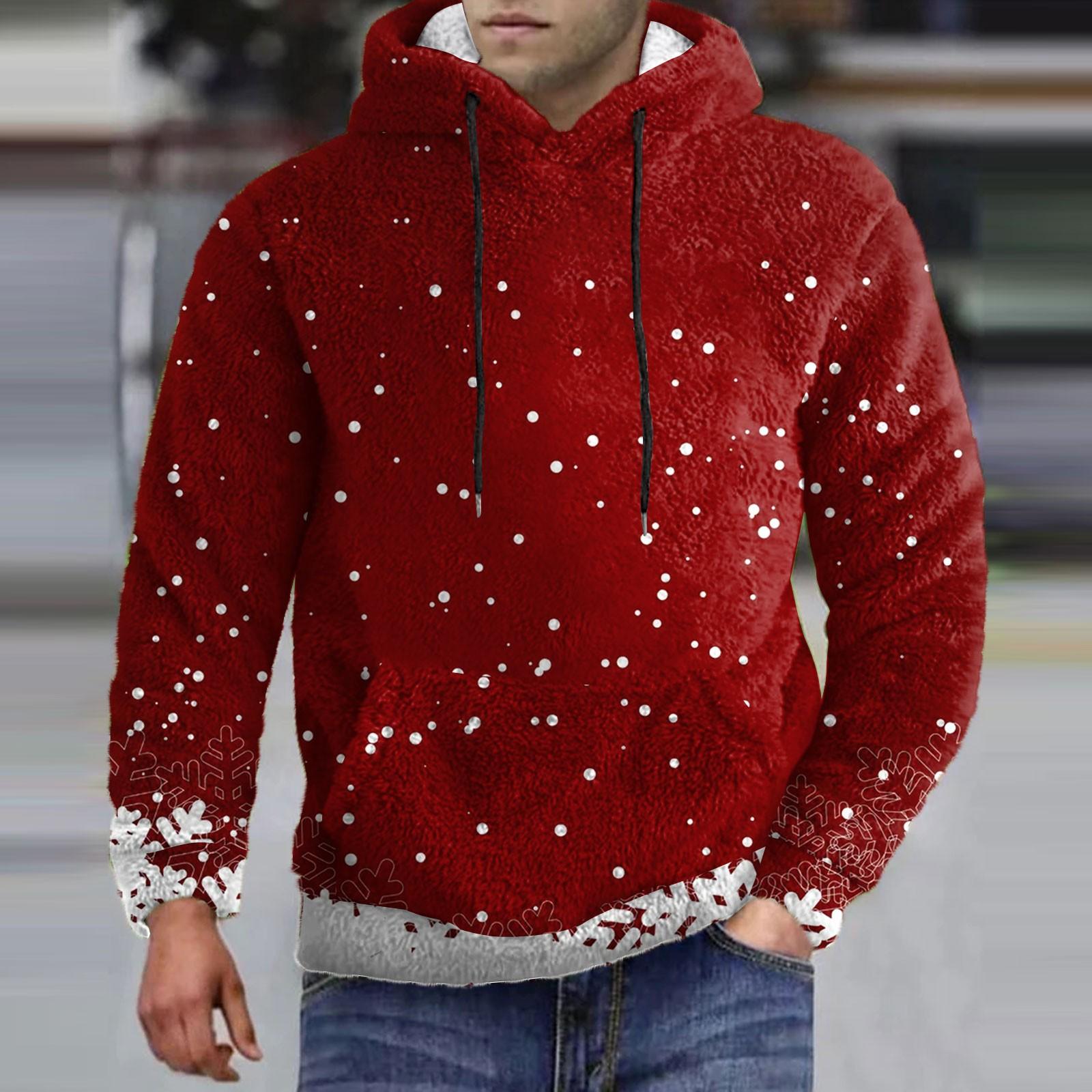 

Мужская толстовка с воротником-стойкой на открытом воздухе, повседневные свитера, топы M красный