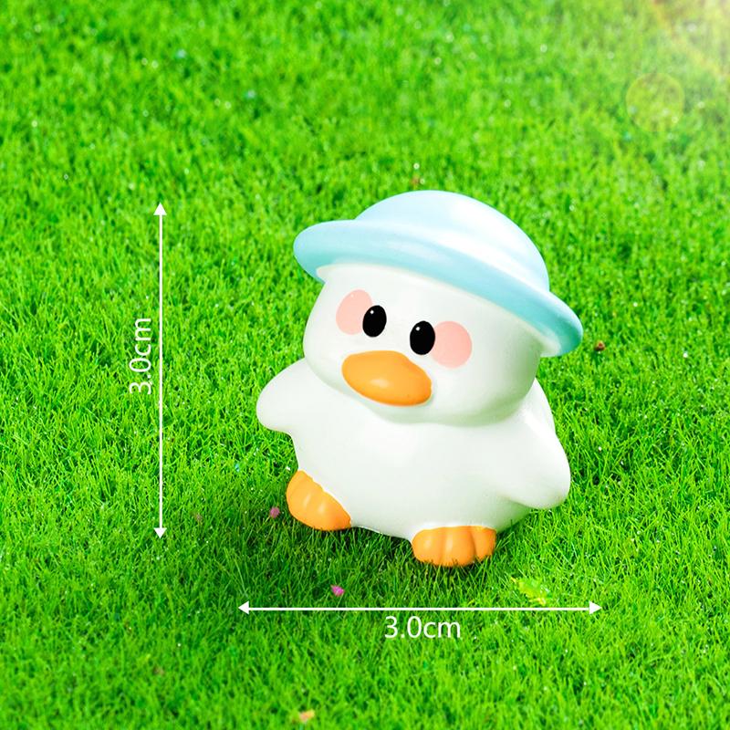 Cool Cartoon Little Duck Decorations Miniature Figurines Creative DIY Home Decoration Accessories Desktop Ornaments Gifts