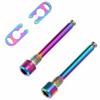 4PCS M4 Thread Cycle Disc Brake Threaded Pin for XT XTR Hydraulic Disc Brake Bike Brake Maintenance