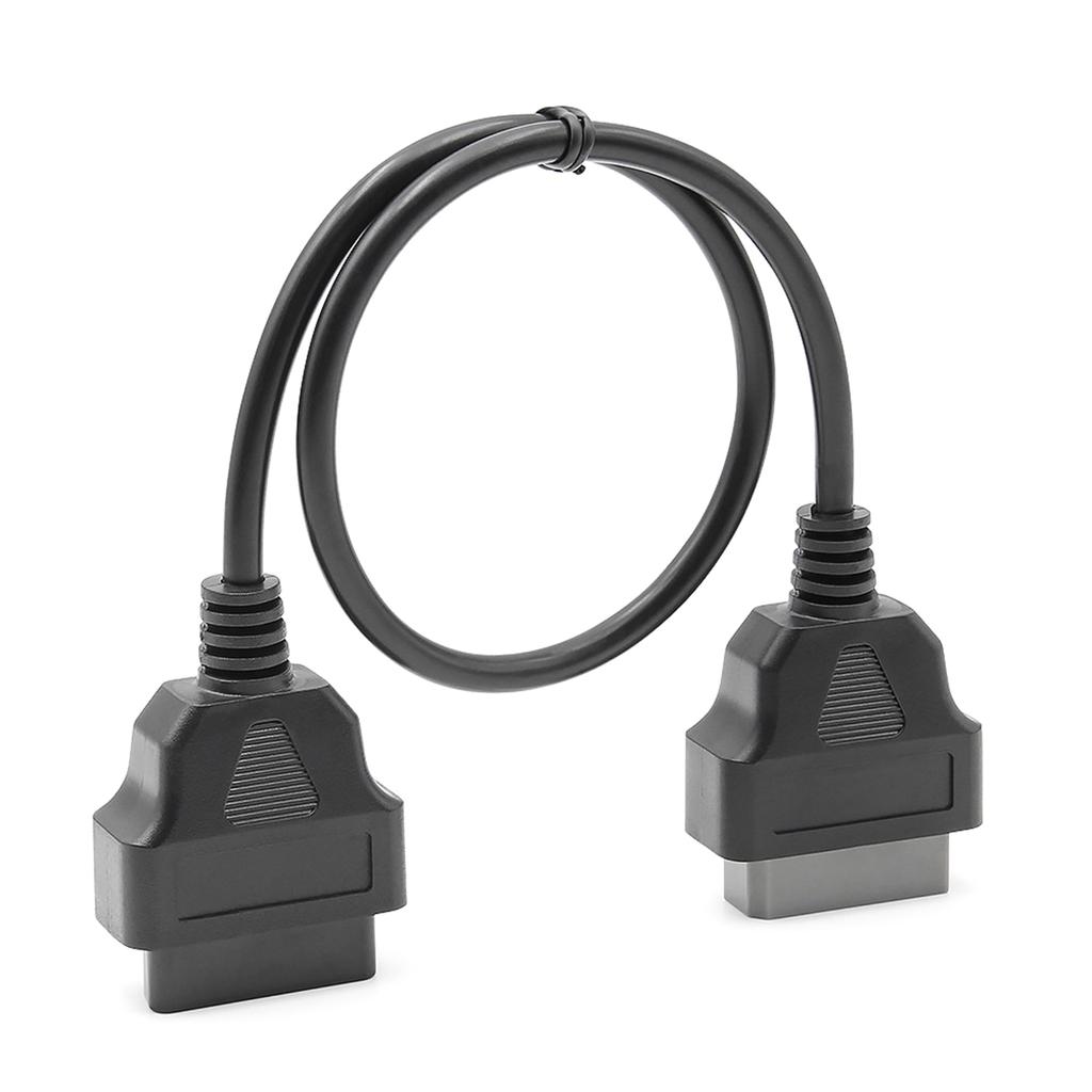 OBDII Extension Cable 14Pin To OBD2 16Pin Female Diagnostics Cable Auto Fault Detectors OBD2 Connector
