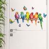 Painted Branch Bird Butterfly Bedroom Living Room Home Wall Background Beautification Decoration Wall Stickers