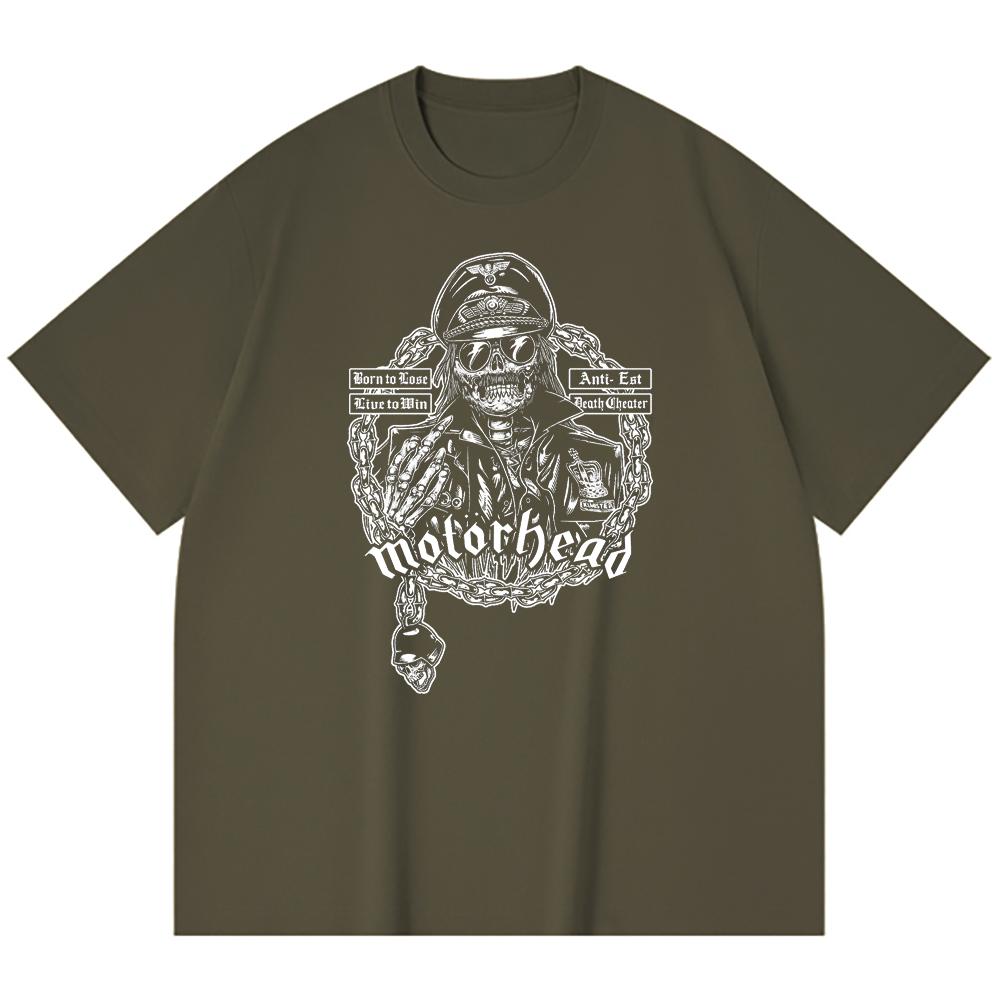 T-shirt Heavy Metal 100% Cotone 230 Gsm Stampa Band Rock Musica Popolare Unisex T-shirt Pesante in Cotone