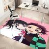 1pc Demon Slayer Print Area Rug - Soft, Washable Non-Slip Indoor Mat, Living Room, Home Office Decorative Rug,Office Decorative