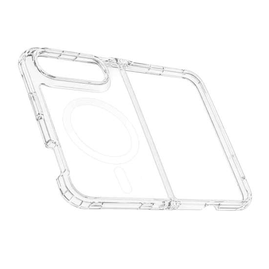 Компактный мобильный чехол Прозрачный Магнитный Телефон для iPhone Duo 18, Чехол с защитой полного шарнира для школьника, Ударопрочный Защитный чехол,