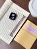 Butterfly Diamond Elastic Strap for Apple 11th Gen iWatch 10987E, Huawei GT6, Xiaomi 9 Pro