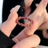 3PCS Finger Jewelry Colorful Beads Ring Adjustable Opening Ring Trendy Round Bead Ring  Women