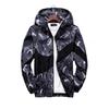 Men's  Leisure  Jacket  Big Size  Hooded Hood  Trend  Floral Prints  Camouflage  Jacket  Coat
