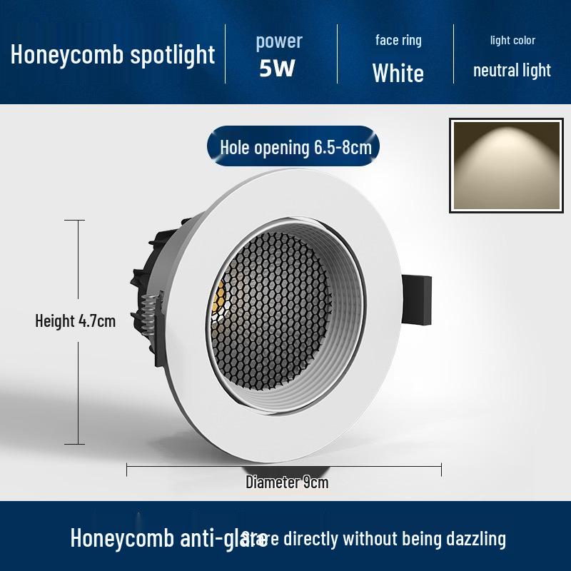 Recessed Super Bright Ceiling Downlight for Home and Commercial Spaces