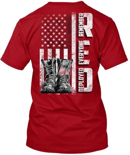 

Fun Red Friday Remember Everyone Deployed TTshirt Made in the USA Size S to 5XL S