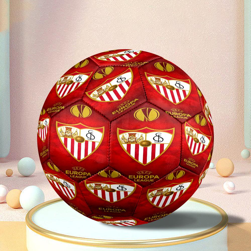 Sevi-lla Europa League Size 5 Soccer Balls, Anti-Slip, Protective Football, Outdoor Sport, a Unique Gift Suitable for Him/her, Birthdays