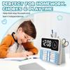 Timer Visivo per Bambini - Strumento per la Gestione del Tempo per Autismo e ADHD con Sveglia Digitale, Bacheca di Pianificazione Task