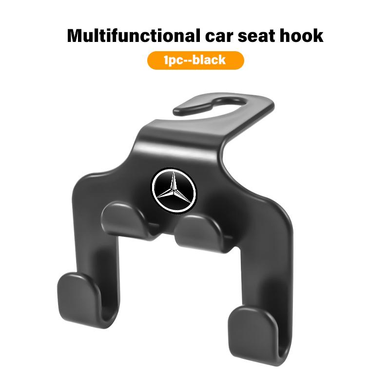 

GLC GLB Double Head Car Seat Back Headrest Hook Hanging Storage Holder For Benz C180 C300 W124 W176 W177 C200 C260 GLC CLE CLA