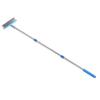 20CM Hard Cleaning Brush Telescopic Handle Steel Wire Scrubbing Broom for Grime Moss Removal Outdoor Floor Deck Garden