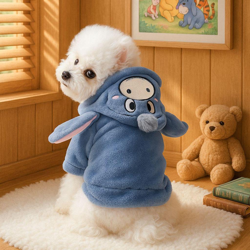 PETCIRCLE Jesień/Zima Plus Aksamit Ciepła Odzież dla Zwierząt - Kolekcja Cosplay dla Psów i Kotów