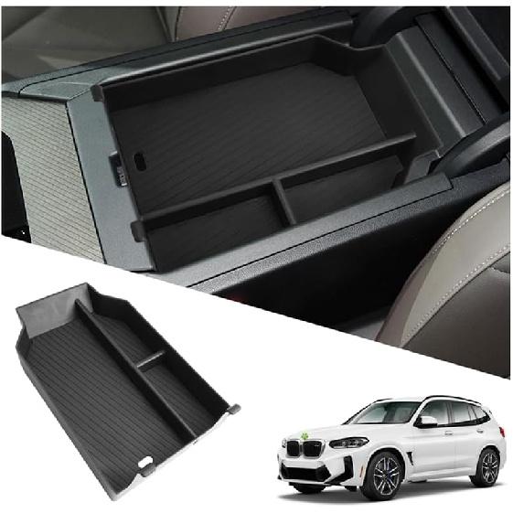 

Ruiya 2025 2026 BMW X3 Center Console Organizer for 2026 BMW X3 Accessories ABS Material Armrest Console Glove Tray Compatible with 2025 2026 BMW X3 2025+ BMW X3 Center Conso