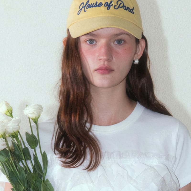 

Кепка с логотипом HOUSE of POND в виде цепи_Желтая FREE