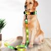 Glowing Dog Collar Leash Rechargeable Adjustable Dog Neck Collar Anti-lost Waterproof Luminous Dog Collar For Night Walking