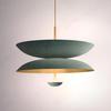 Mid Century Brass Sputnik Chandelier 1950s Flush Mount Pendant Ceiling Light