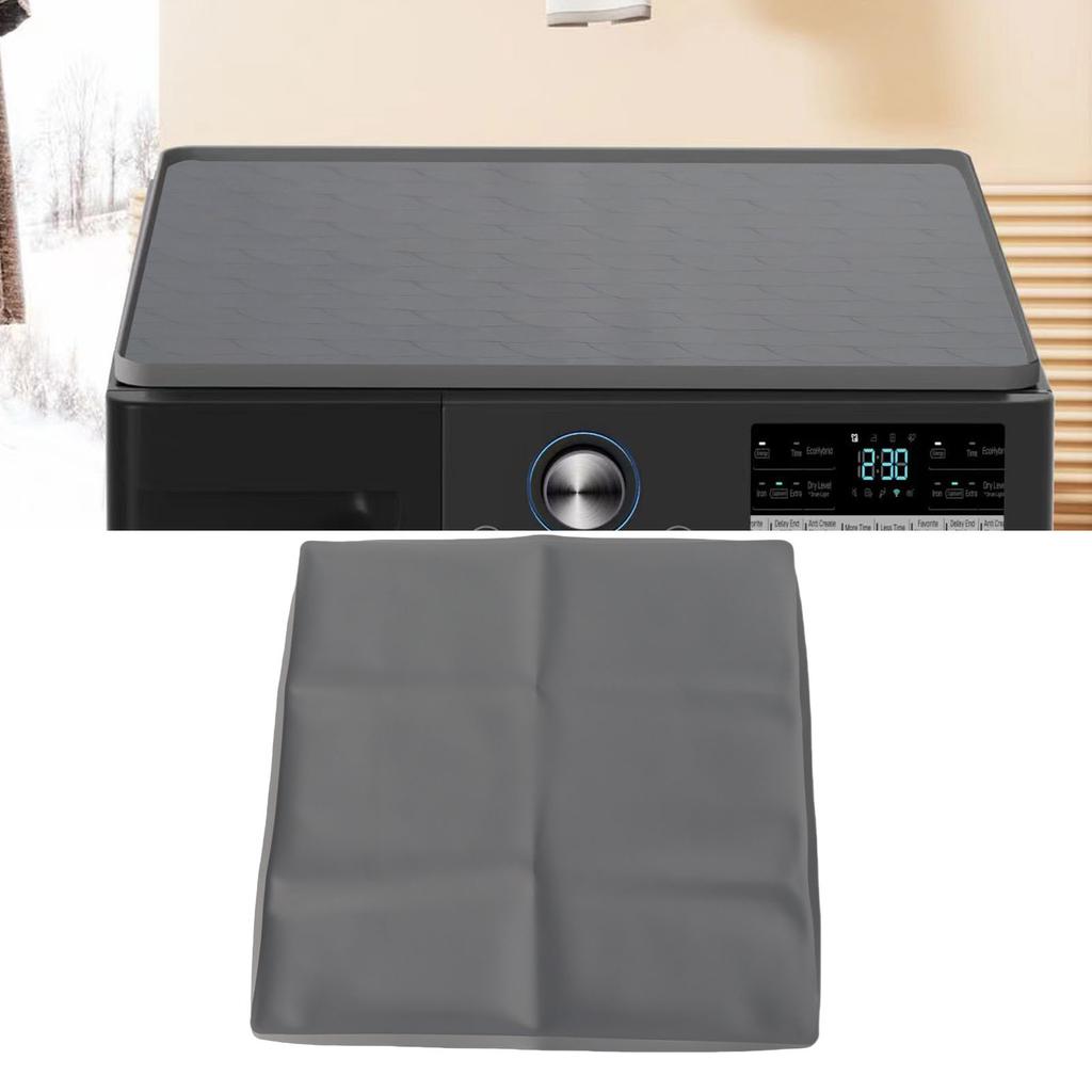 23.62 X 23.62in Washer and Dryer Top Cover Dust Proof Water Proof Counter Top Silicone Dust Pad for Laundry Room