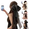 Women Hairpin Long Ribbon Oversized Spring Hair Clip Bowknot Decor Sweet Look Hair Styling Tool Hair