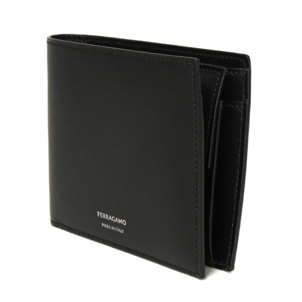Used 9896 Bifold Wallet 661329 7941 Current RFID coin purse Unused New logo Black Men's from Japan AUTHENTIC
