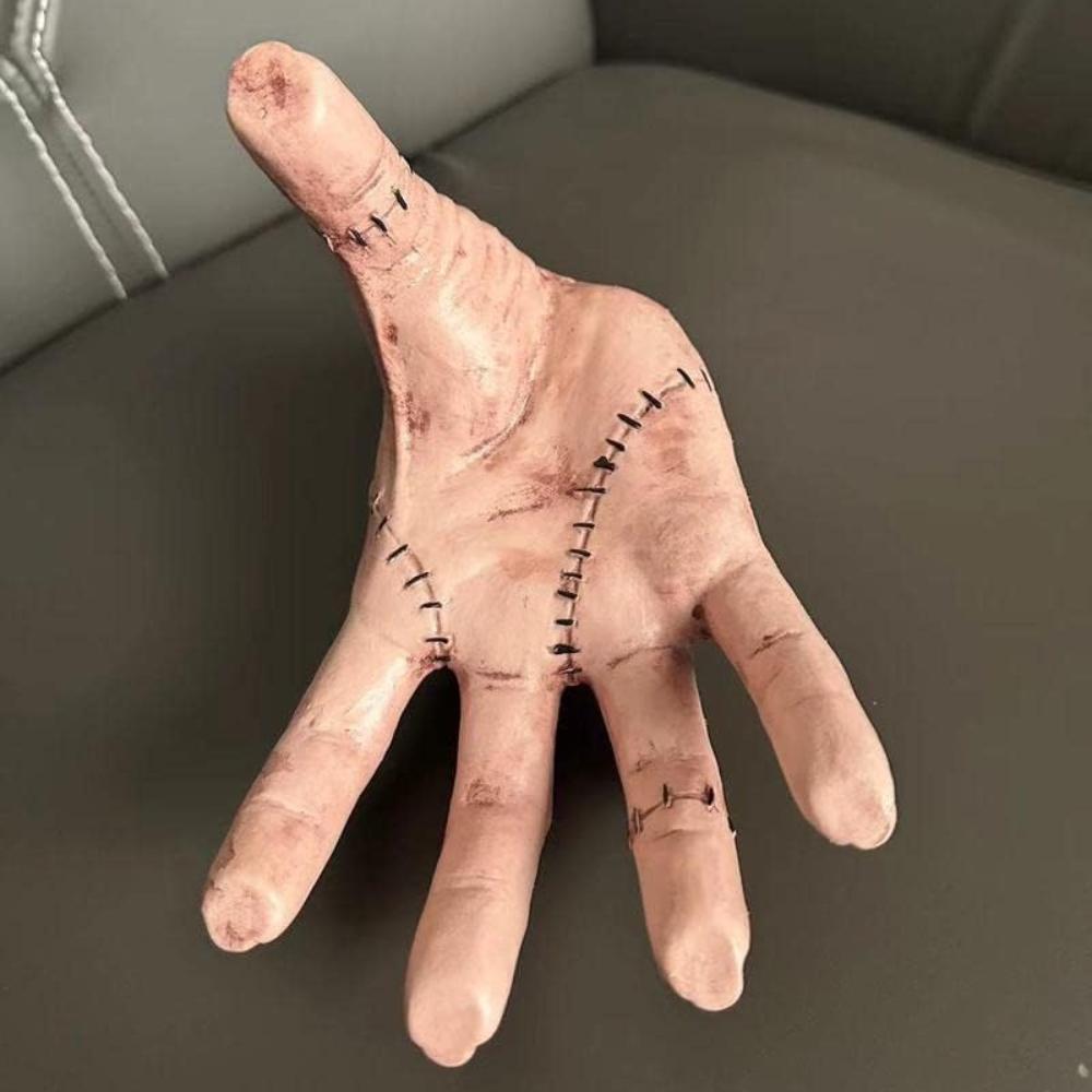 Addams Family FakeThing Hand Toys, 2025 The Thing from Addams Family, Cosplay Hand by Addams, Scary Prosthetic Props Decorations Gift for Fans (Palms)