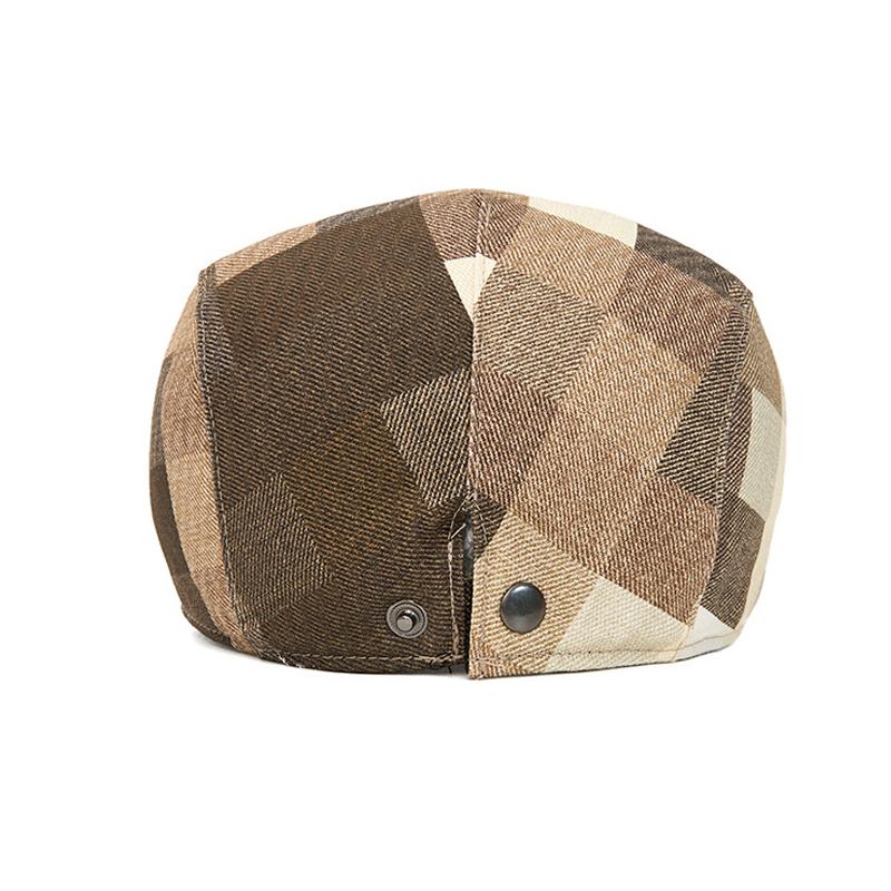 Plaid Beret Unisex Spring Summer British Forward Cap Sunshade Cap