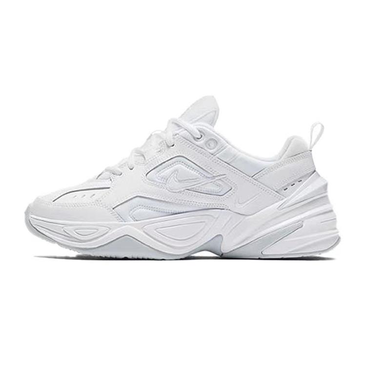 Nike M2K Tekno Height Increasing Height Increasing Low Top Chunky Sneakers Women's White AO3108-100(TeamS-)
