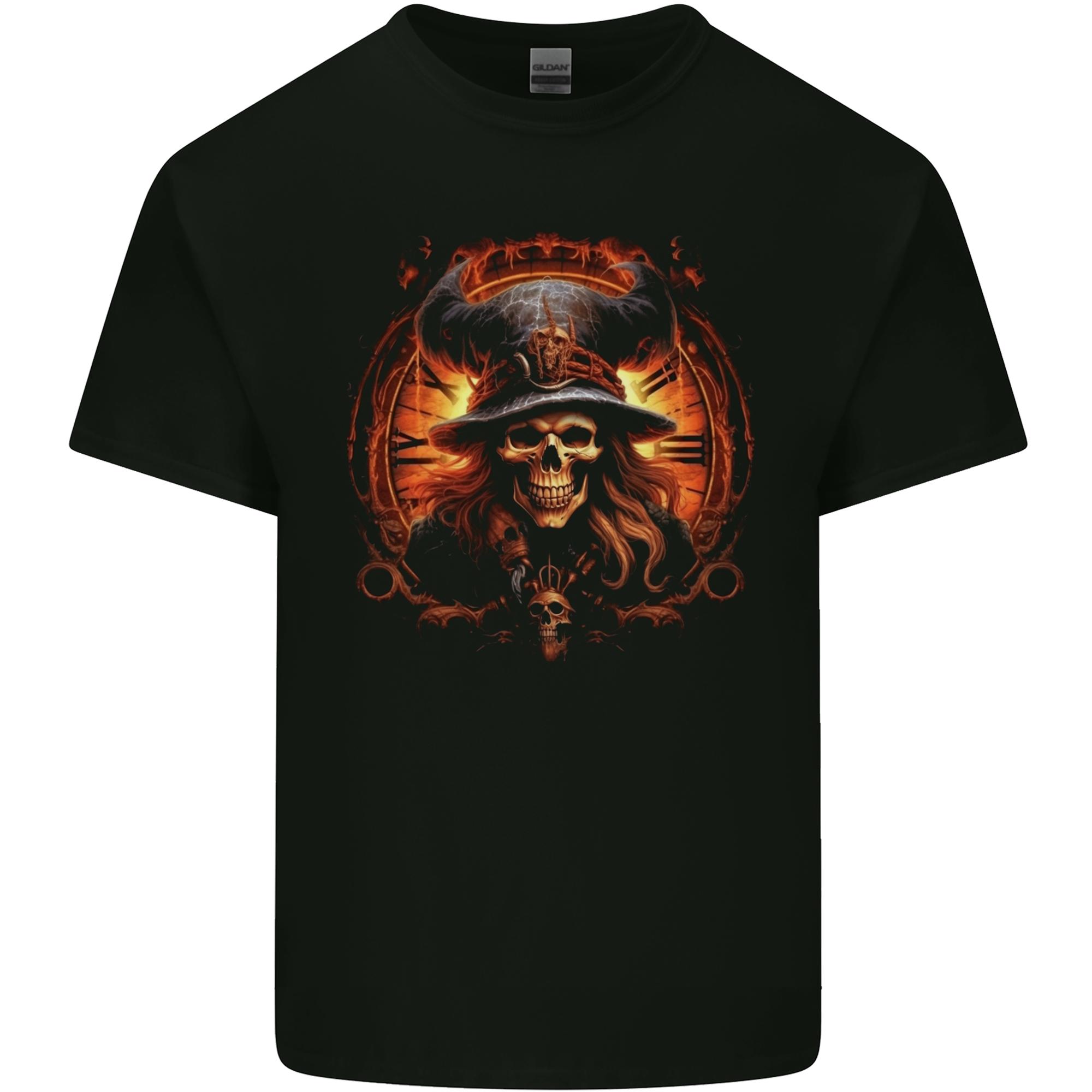 Time of the Witch Skull Unisexs Light Cotton TShirt S