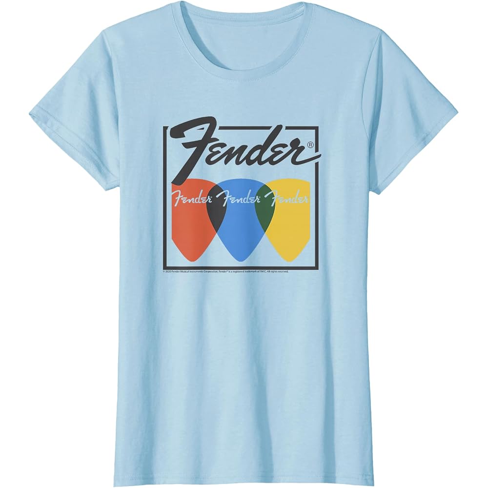 Fender Colorful Vintage Guitar Picks Tee