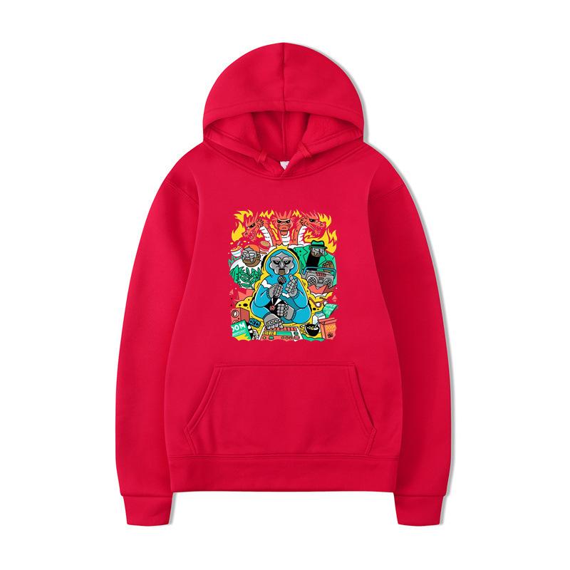 Rip Mf Doom Hoodie Men Fashion Long Sleeve Sweatshirts Hip