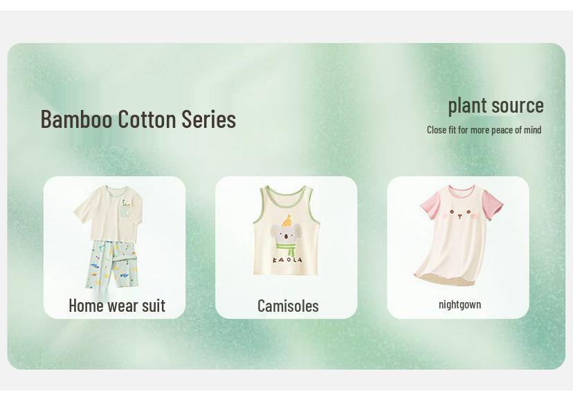 Set Pigiama Estivo da Bambina con Orsetto in Cotone