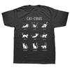 Cat-culus Funny Math Cat Graphic T Shirts Men Women Pure Cotton Humor Streetwear Tee Shirt Short Sleeve Unisex Loose Clothing