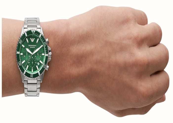 Montre - Acier Vert - Emporio Armani - AR11500