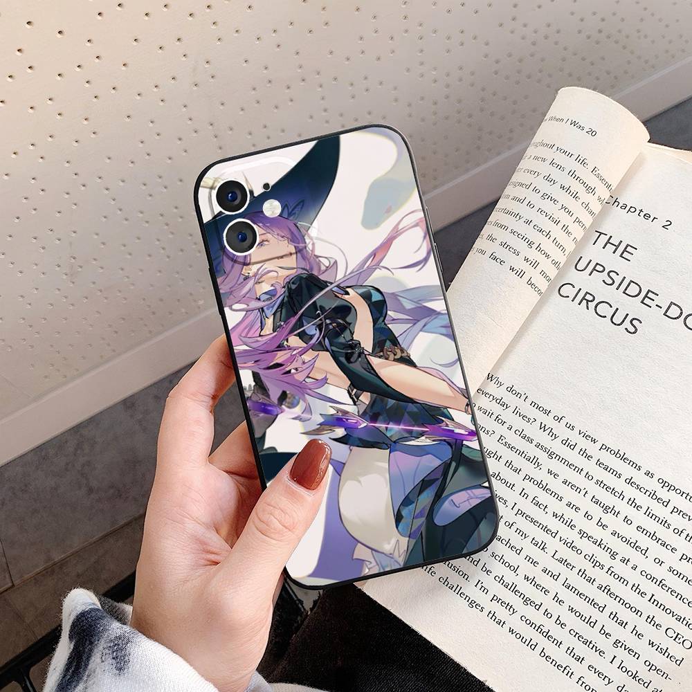 Jade Honkai Star Rail Anime Phone Case For IPhone 17 Air 16 15 14 13 Pro Max 11 12 Black Silicone Cover