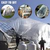 Greenhouse Film 10x25 ft,Greenhouse Polyethylene Film 6 Mil Thickness, Greenhouse Plastic Greenhouse Clear Plastic Film UV Resistant, Polyethylene