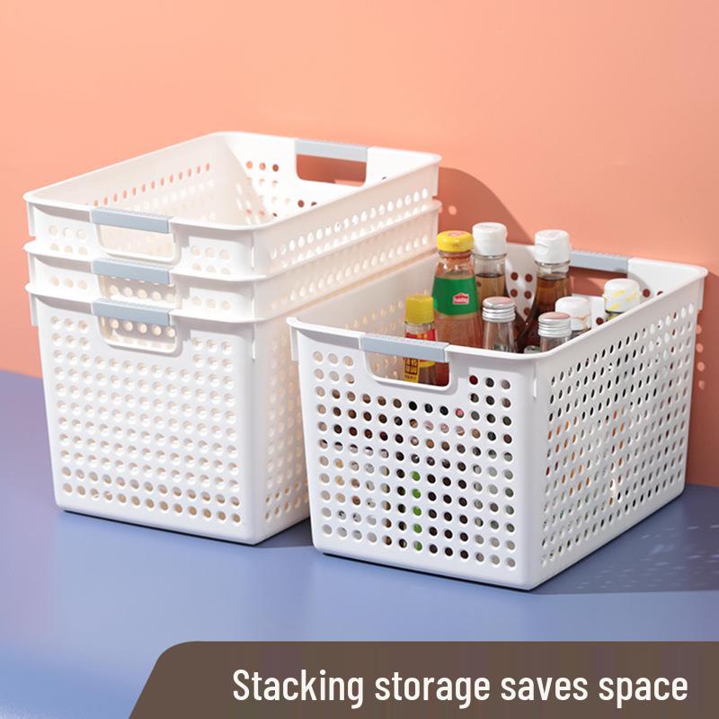 Miumi Kitchen & Desktop Plastic Storage Basket for Snacks & Fruits