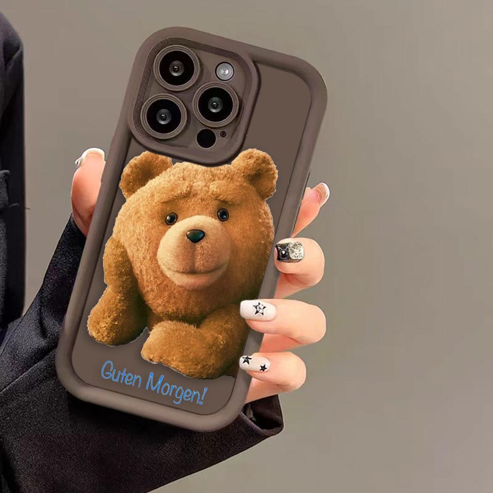 Cartoon T-Teddy Bear Cover Phone Case For Oneplus 11 10R 8T NORD CE 2 3 4 LITE ACE 2 3 Google PIXEL 7 8 7A 8A 9 Case Funda Capa