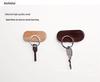 Solid Wood Wall-Mounted Key Organizer with Magnetic Hooks