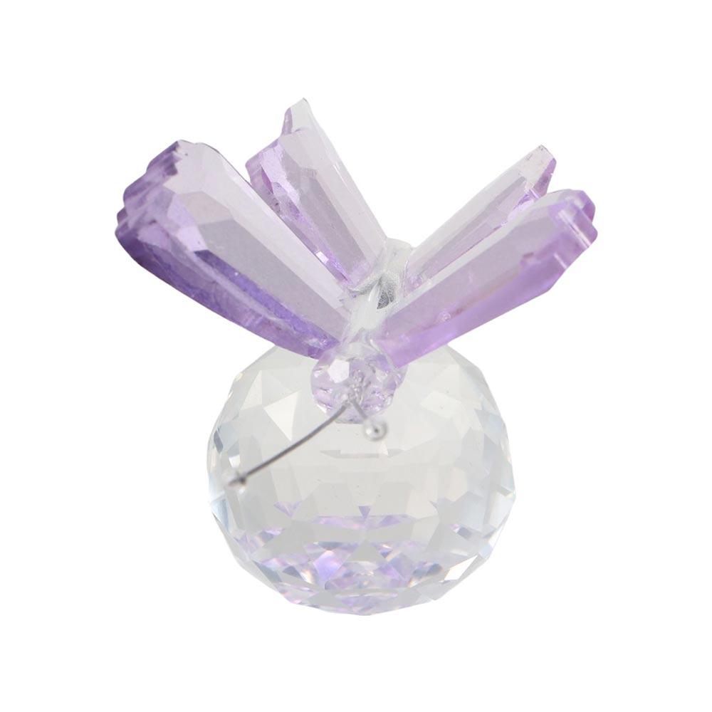 Vivid Butterfly Ornament White Crystal Miniature Figurines European Style Children's Toys  Wedding