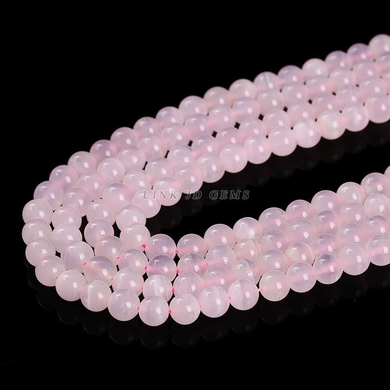 Pink Calcite Beads for DIY Bracelet Jewelry
