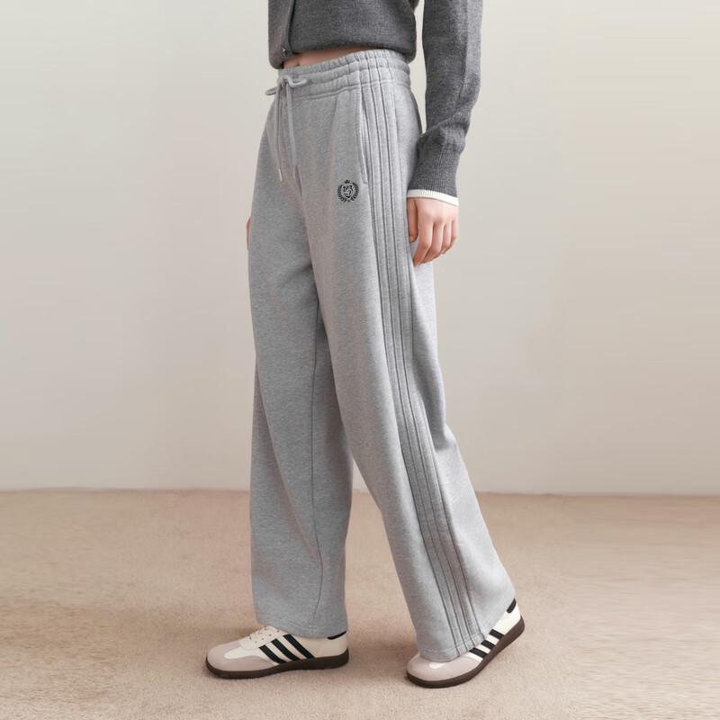 

Ledin Вязаные брюки прямого кроя с боковой строчкой, повседневные L